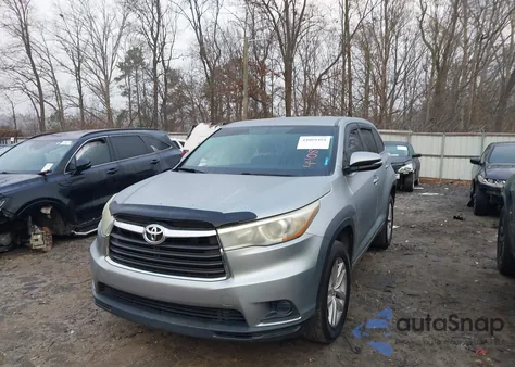 2015 Toyota Highlander Le V6 z USA, uszkodzony, nr VIN 5TDZKRFH4FS092870